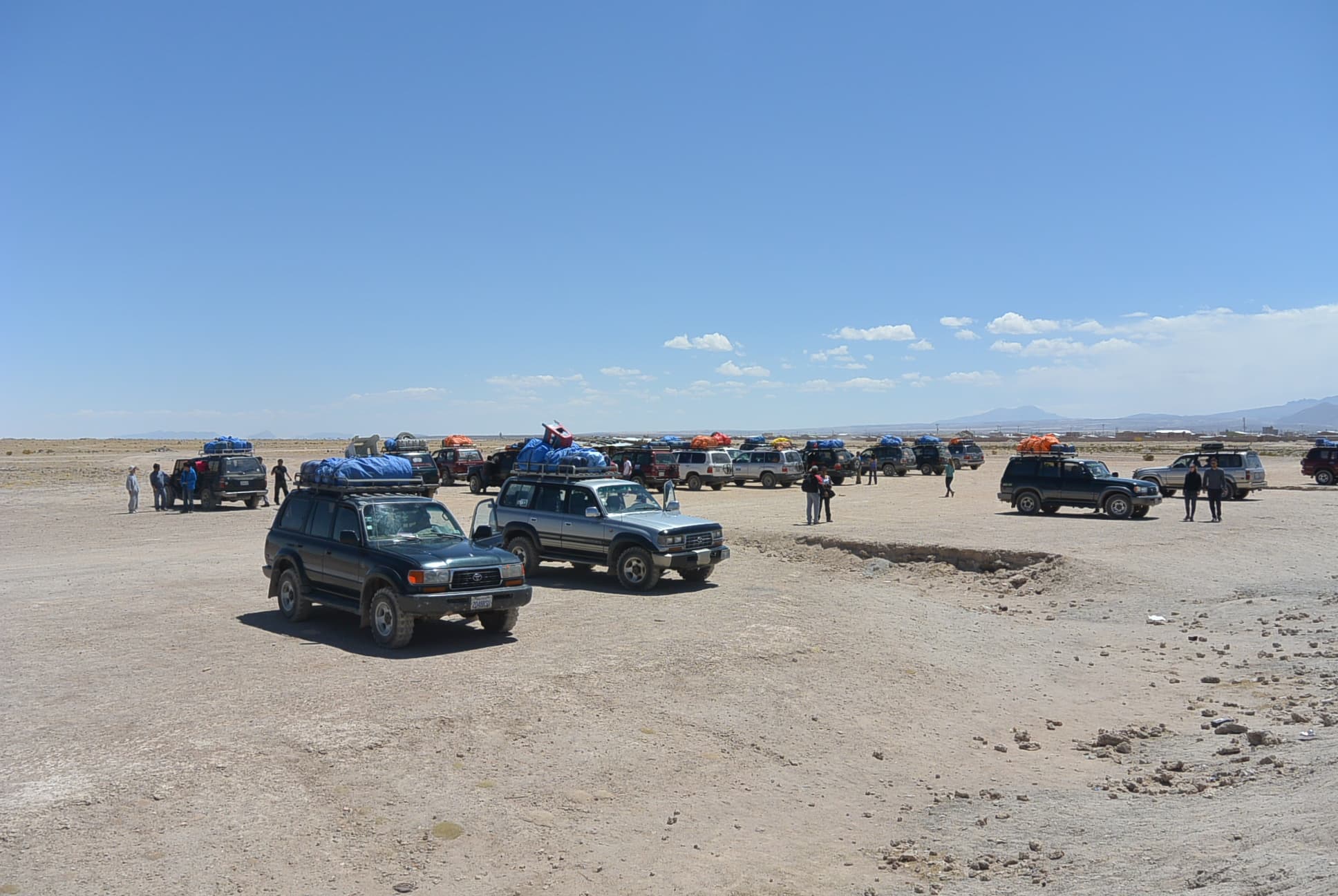 Wir waren nicht die einzigen mit einem Toyota Land Cruiser
