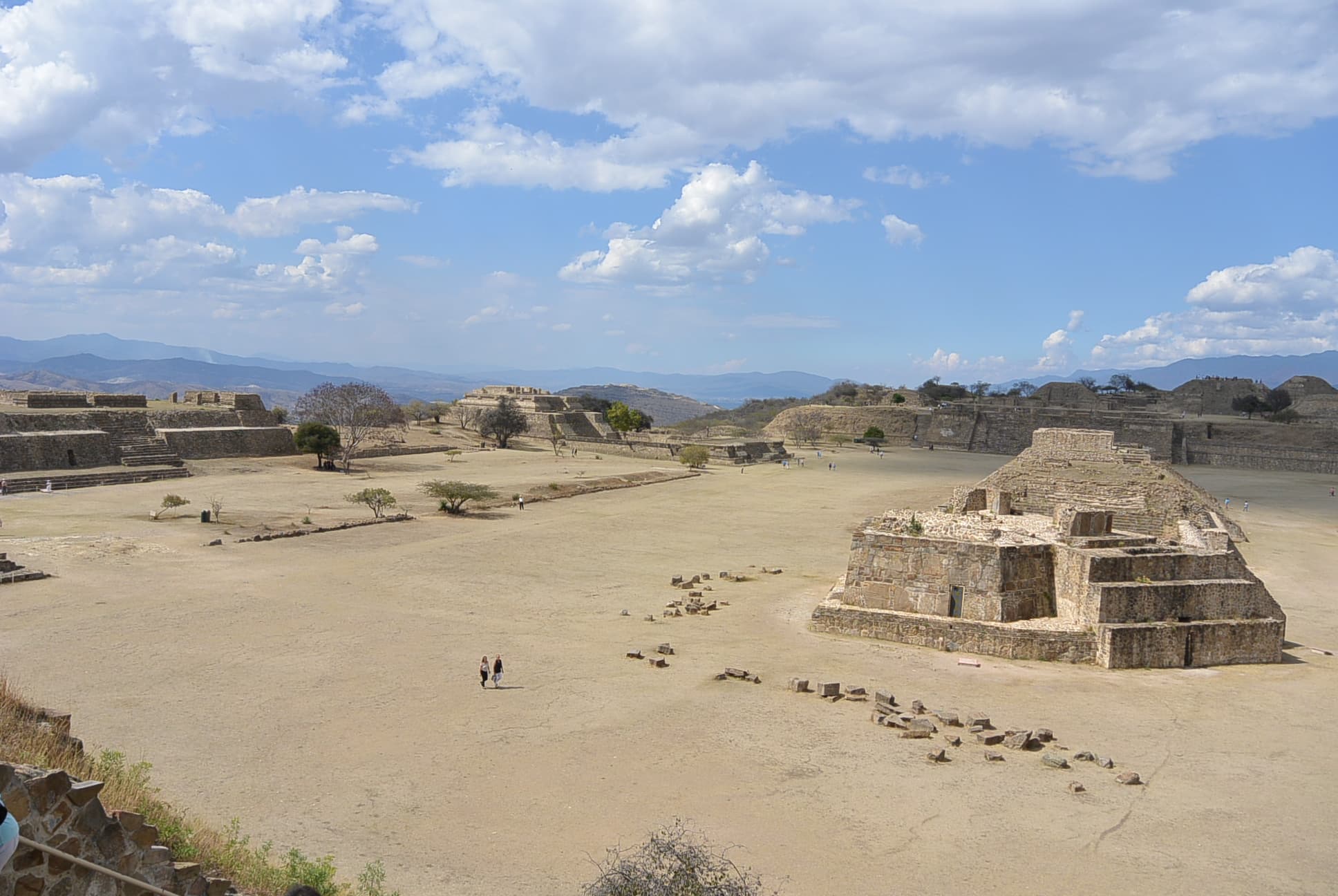 Monte Albán die Zapoteken-Hauptstadt