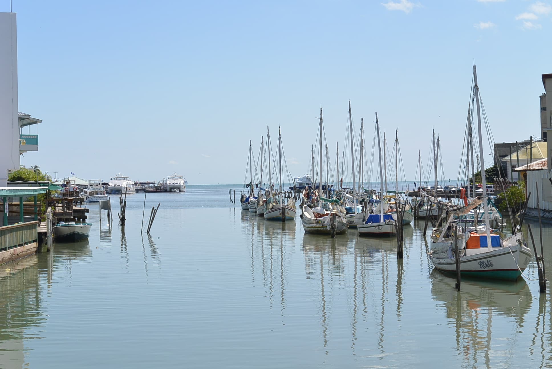 Schiffe in Belize City