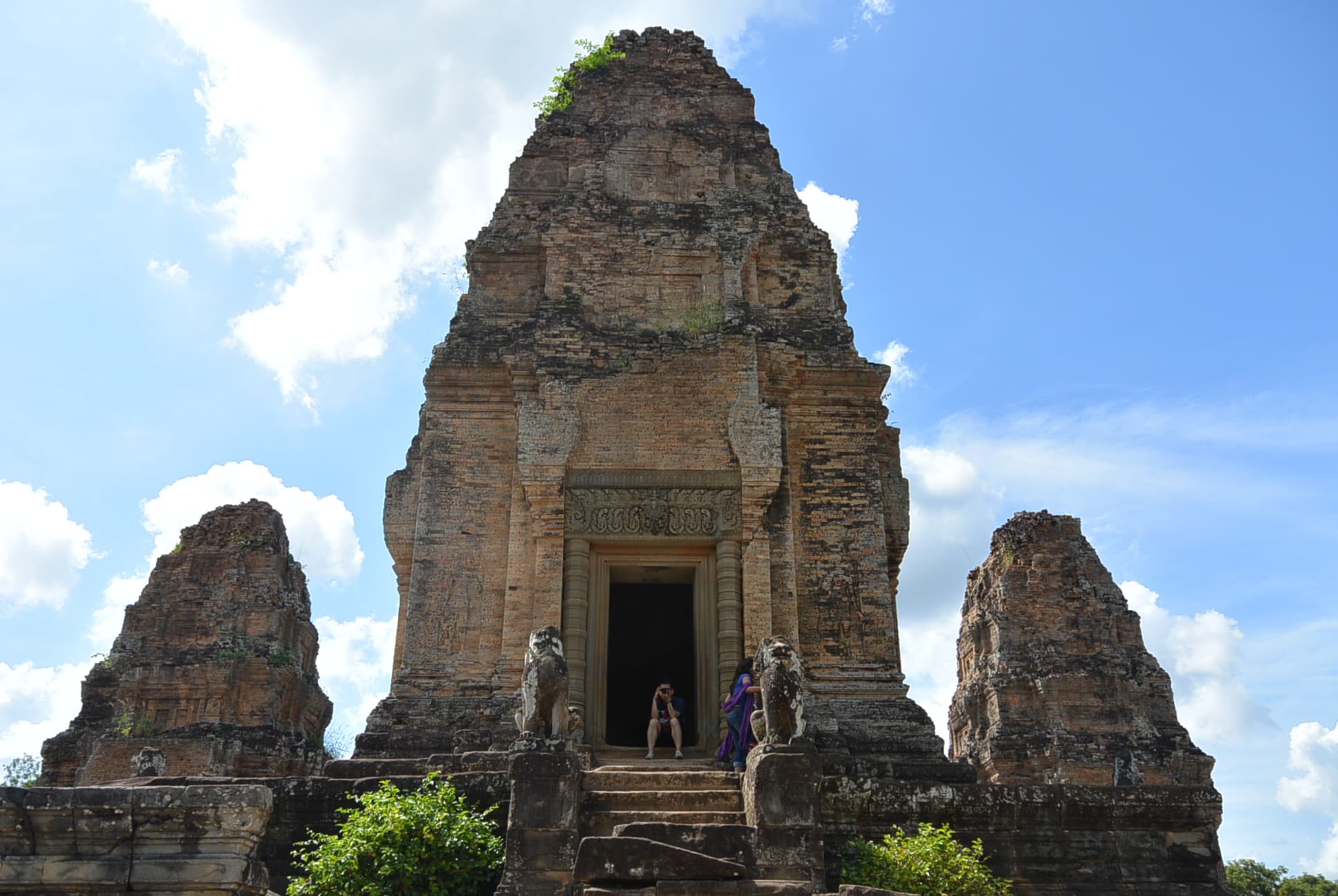 Die Spitze von East Mebon