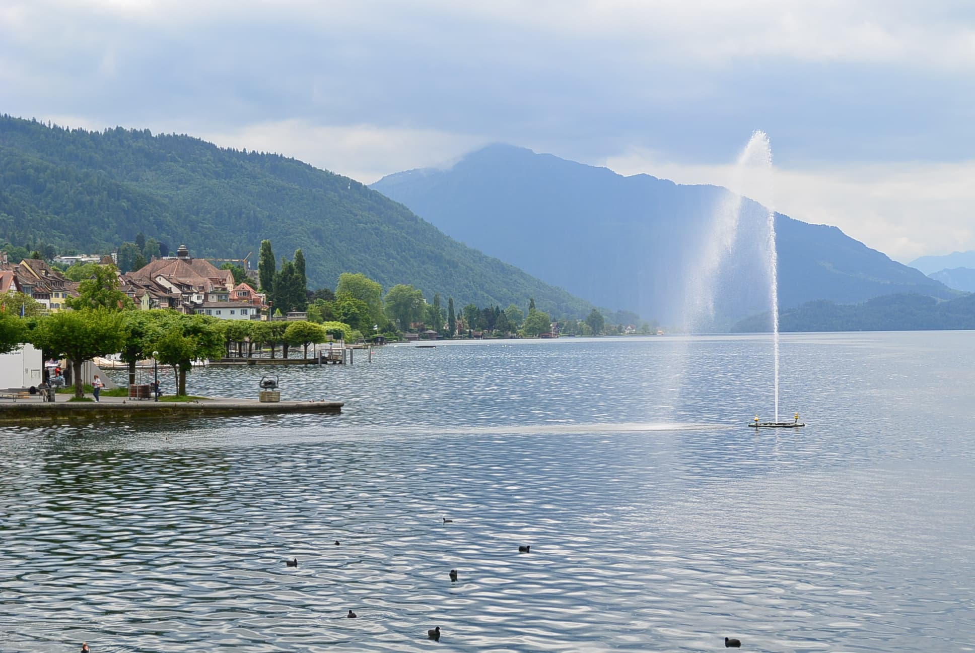 Fontäne in Zug