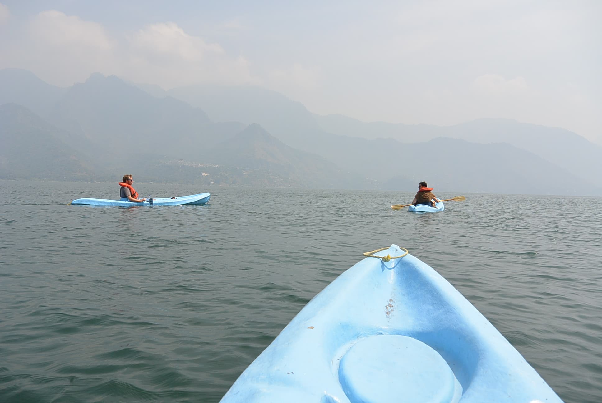 Auf dem Atitlán-See