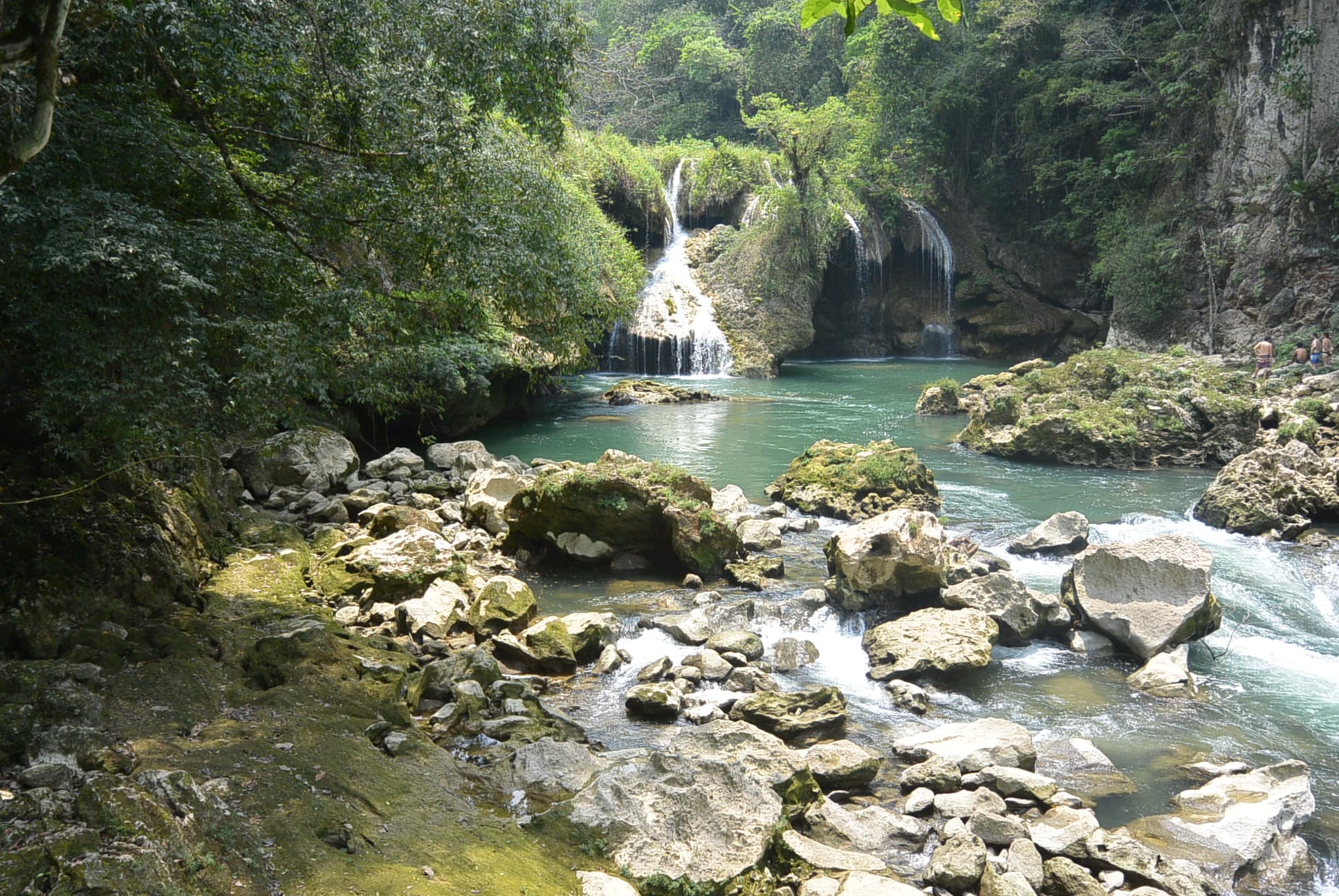 Der Wasserfall bei Semuc Champey