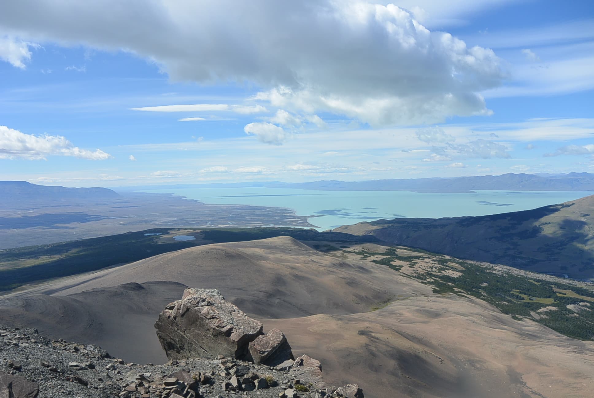 Aussicht vom Loma del Pliegue Tumbado