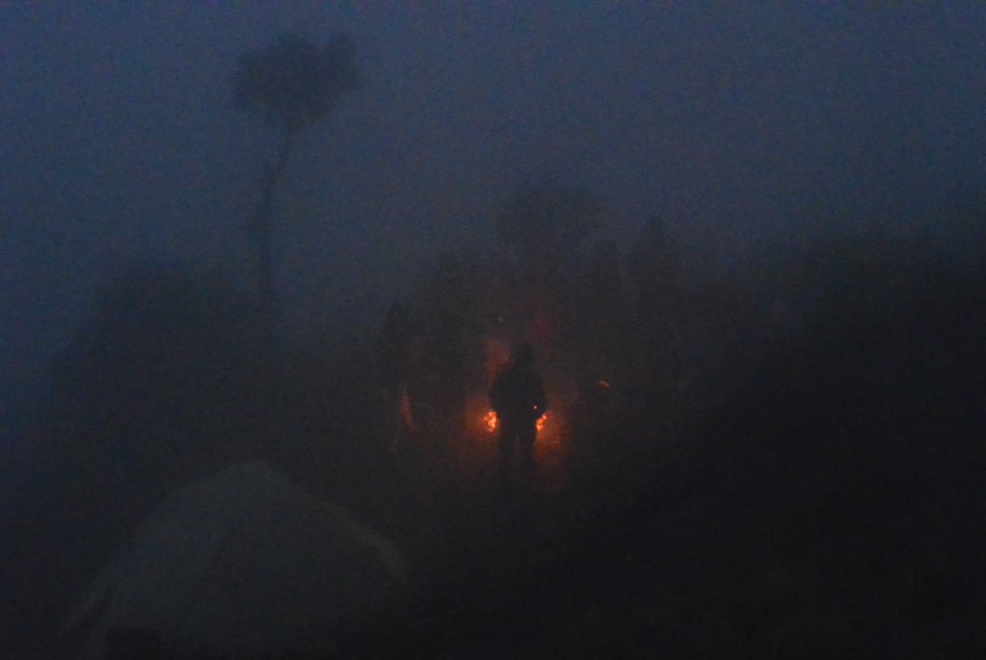Morgens war es noch dunkel