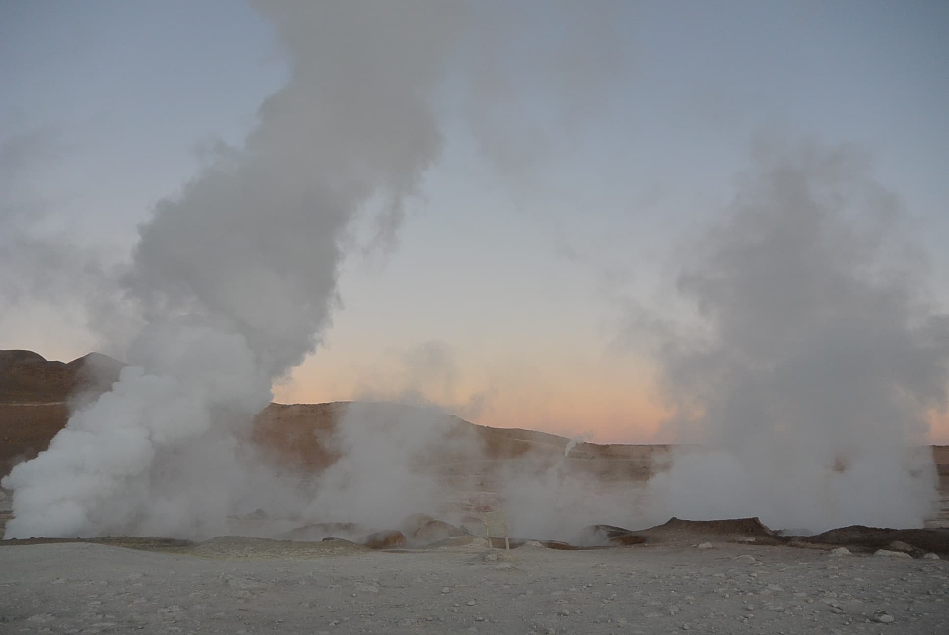 Die Solar de Manaña Geyser Basins