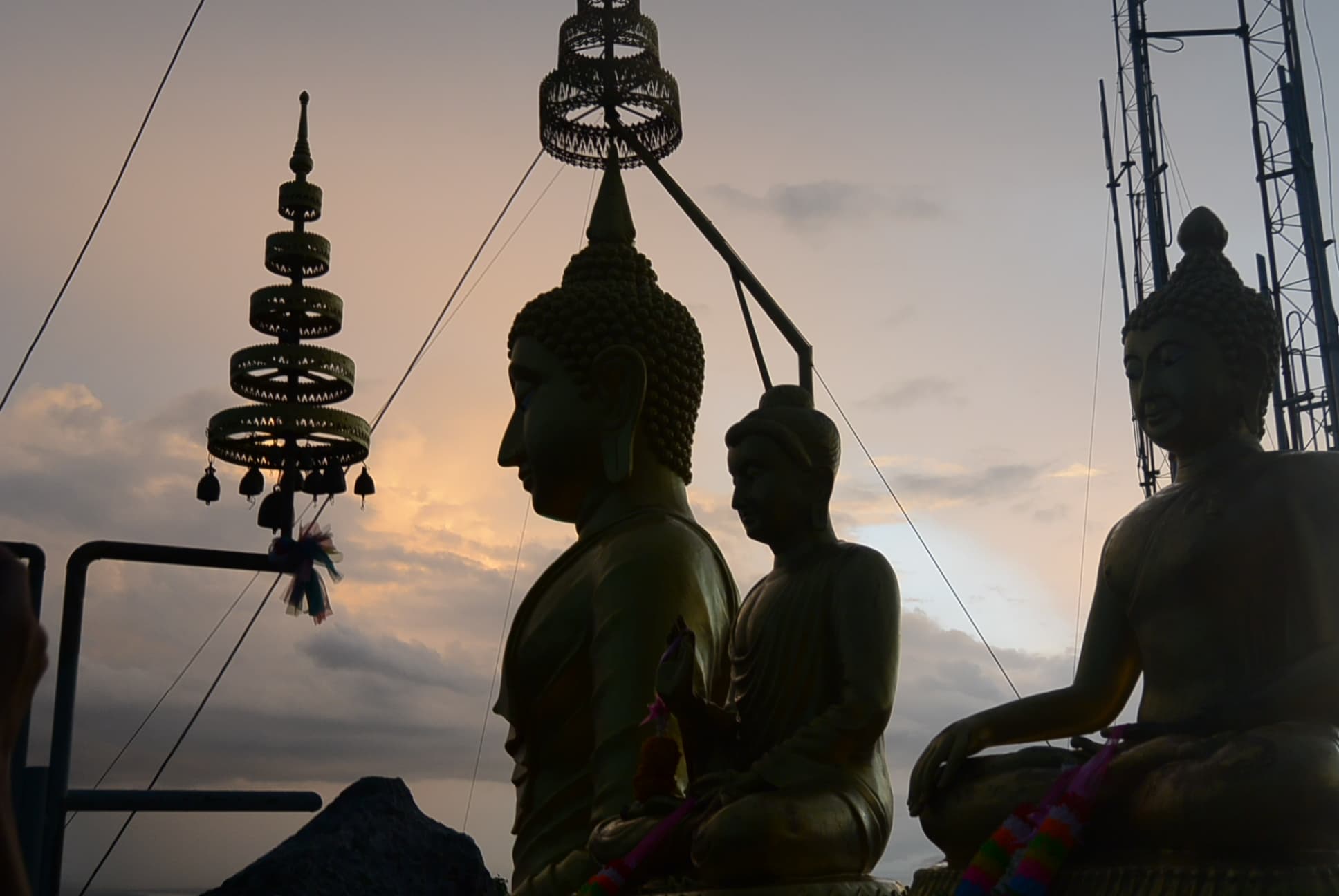 Buddhas im Abendlicht