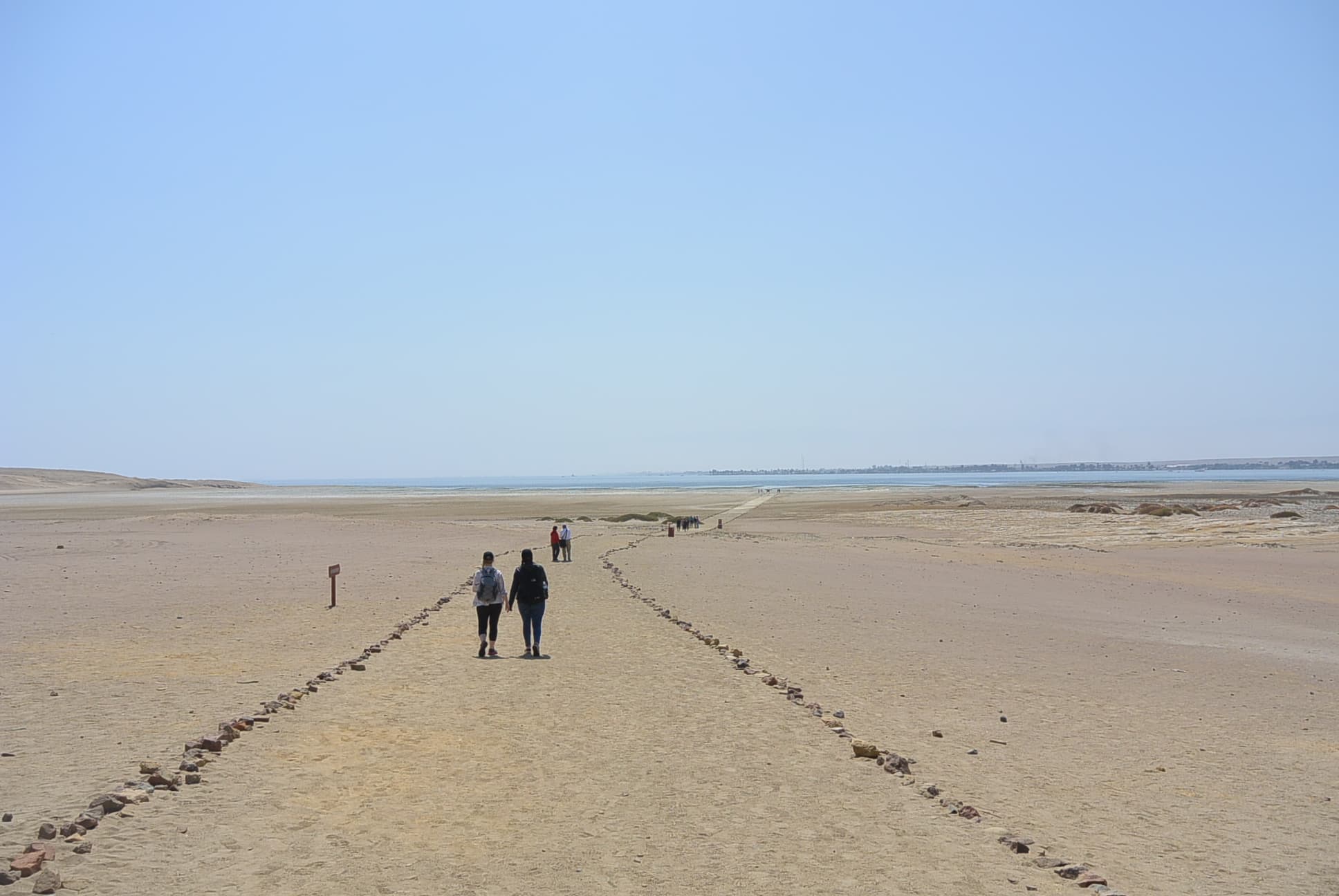 Der Weg zum Strand