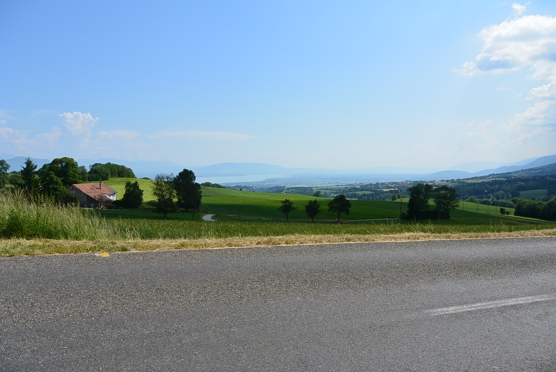 Erster Blick auf den Genfersee