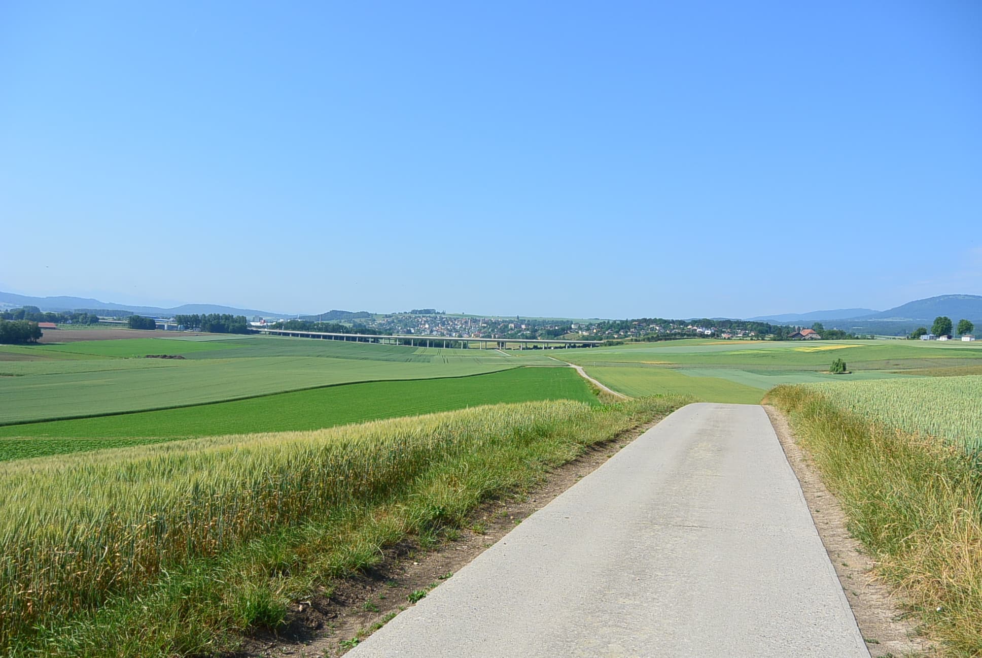 Auf dem Weg nach Orbe