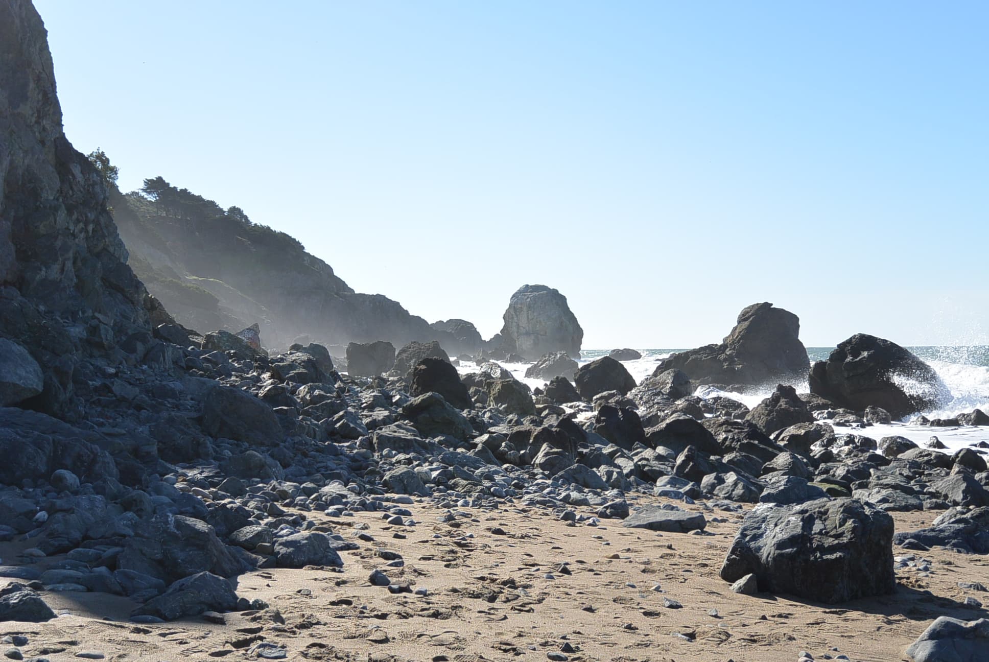 Ein Strand im Lands End Park