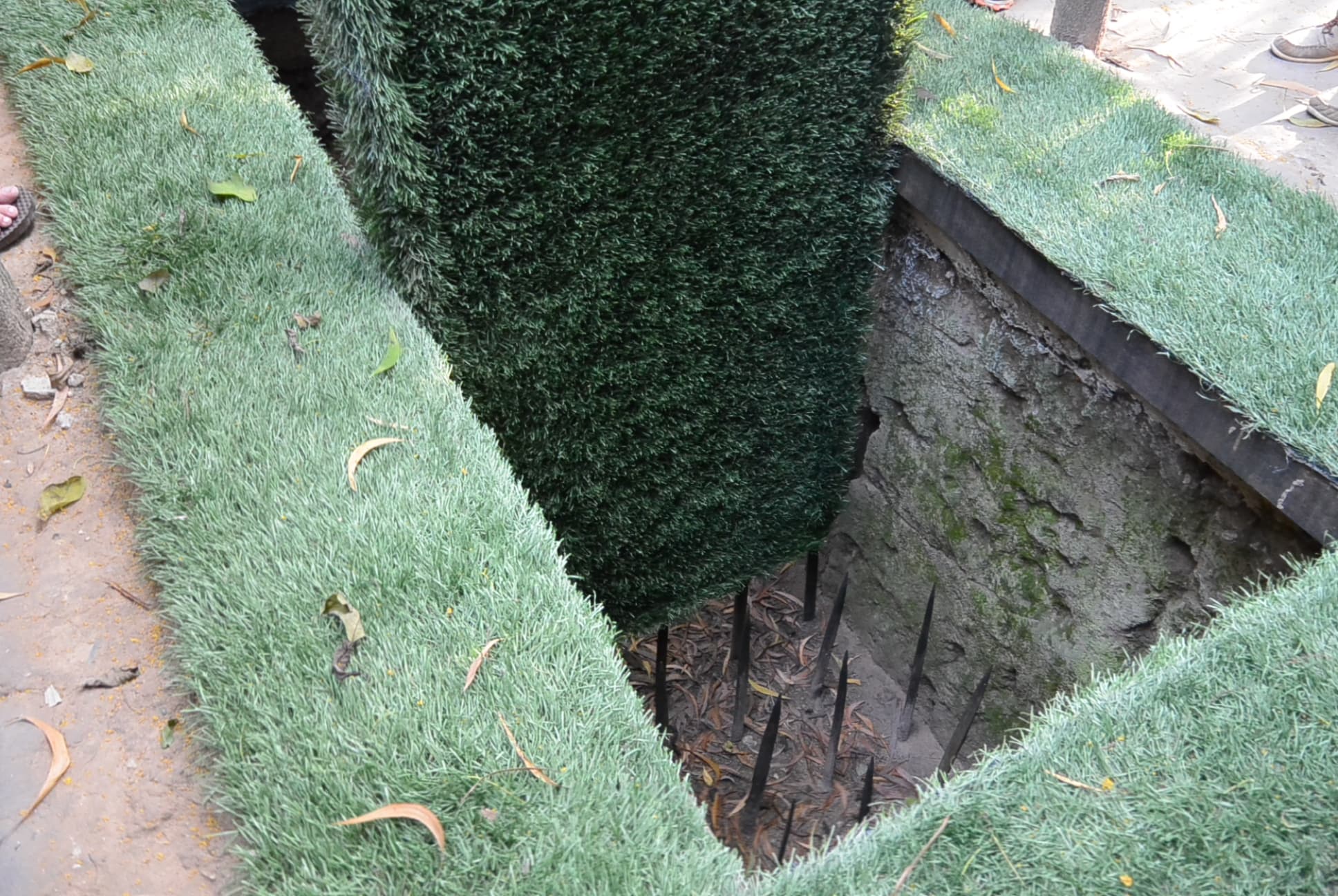 Eine der Fallen