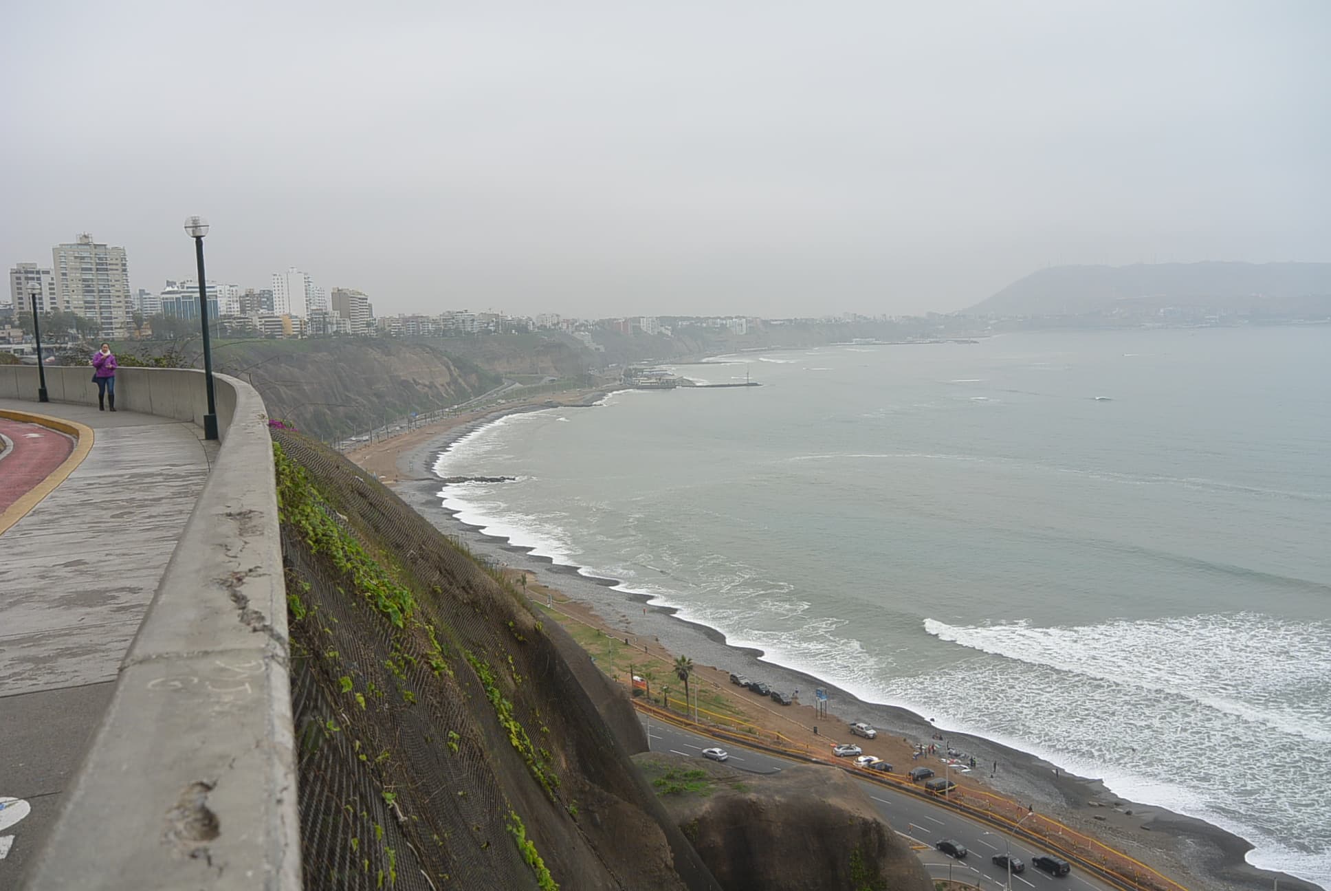 Die Küste von Lima bei Miraflores