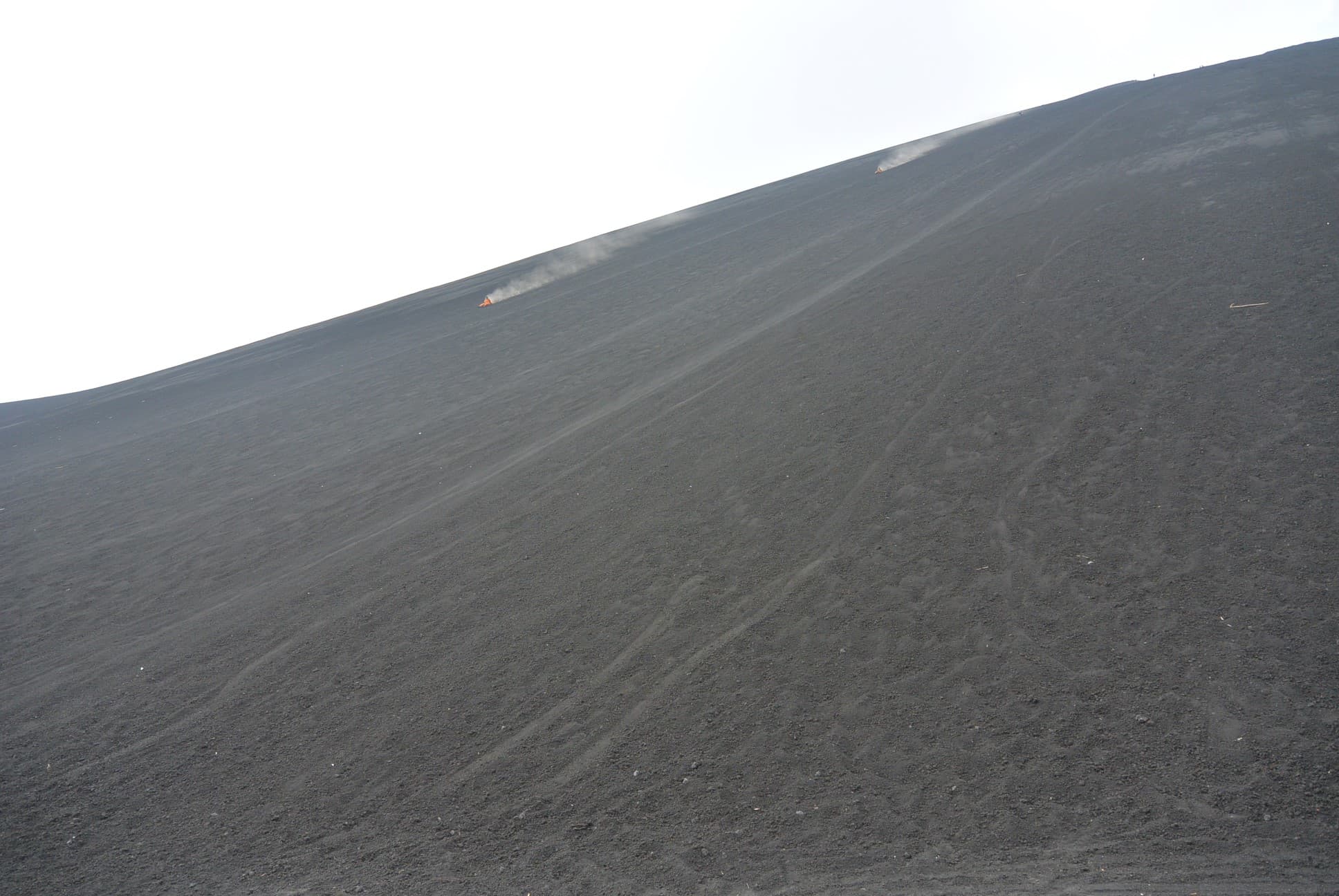 Schlitteln am Cerro Negro