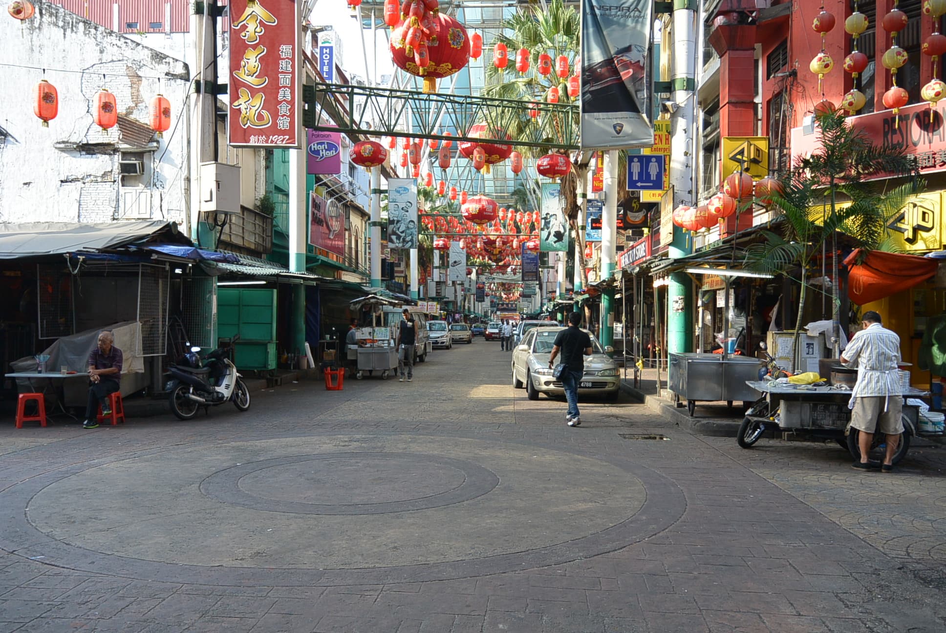 Chinatown von Kuala Lumpur, morgens noch unbelebt