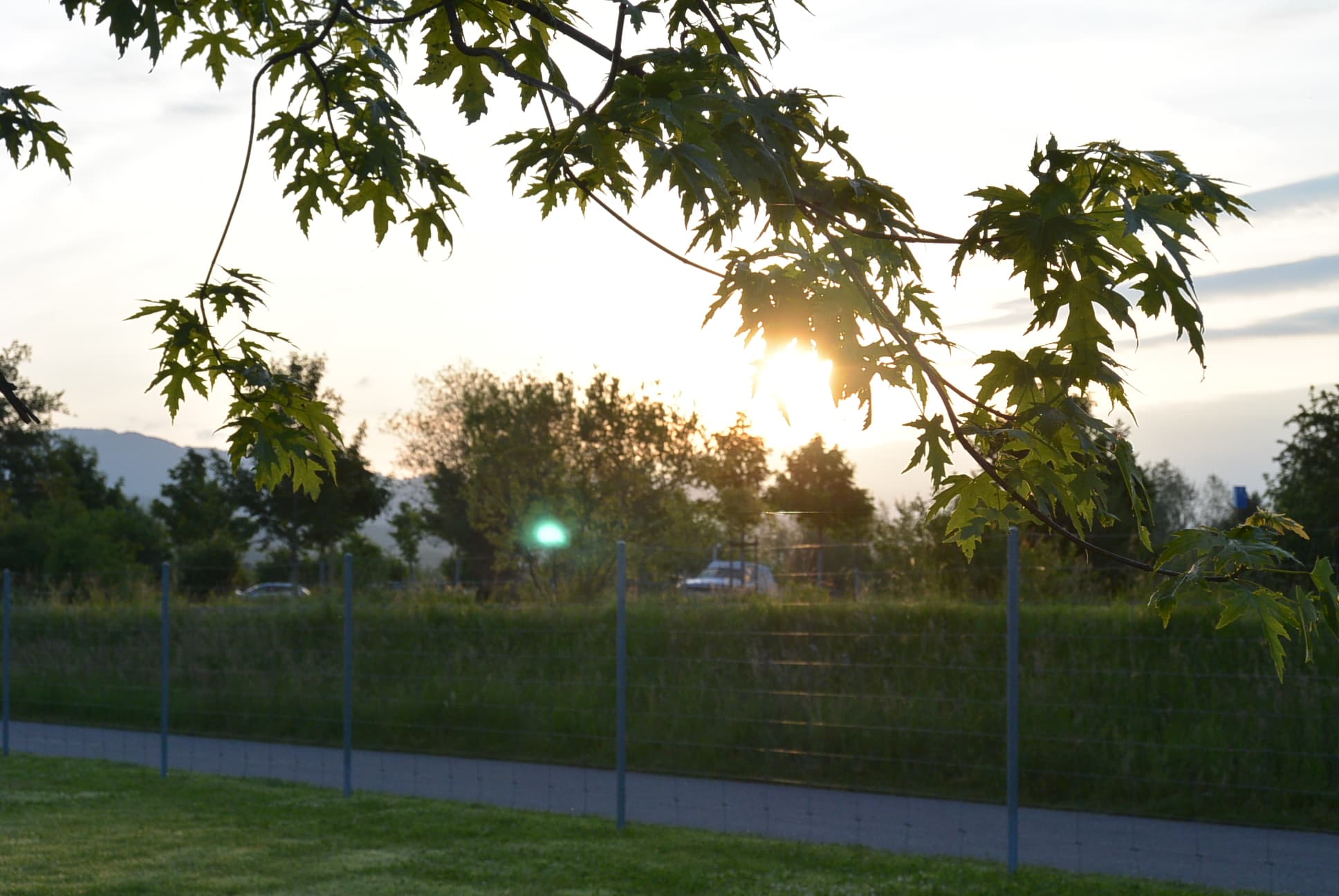 Sonnenaufgang auf dem Camping